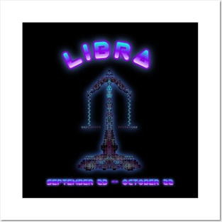 Libra 5b Black Posters and Art